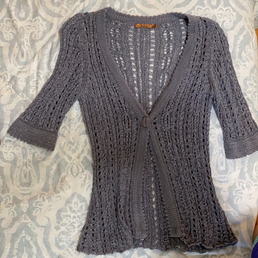 Gray sweater